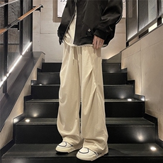 2024新款灯芯绒宽松直筒休闲裤潮流现货K8215-P34，男装休闲裤，星座512-3