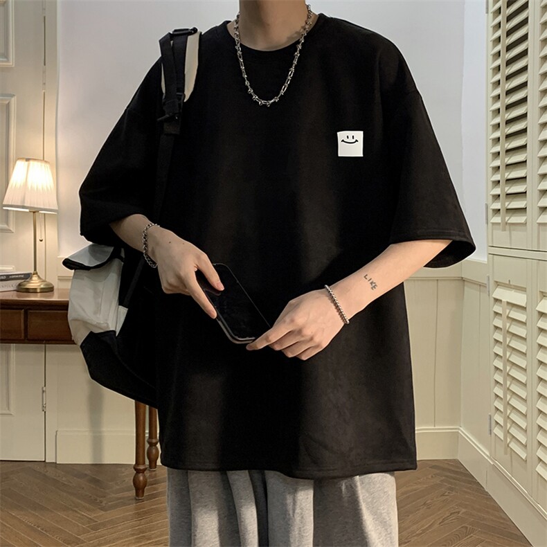 麂皮绒短袖t恤男大码半袖男酒店风JD82316-P25,男装T恤,电商A040