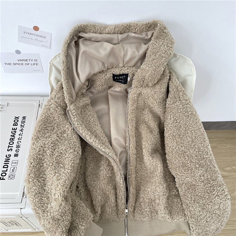美式加厚羊羔毛棉衣外套女男冬季保暖连帽棉服M0782-P95,男装棉衣,星座308B-2