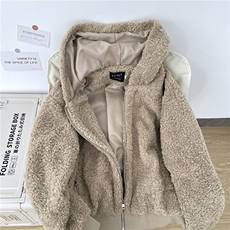 美式加厚羊羔毛棉衣外套女男冬季保暖连帽棉服M0782-P95，男装棉衣，星座308B-2