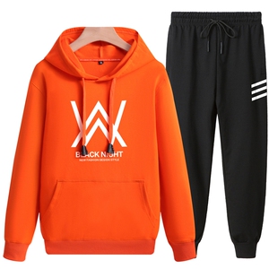 秋季连帽卫衣套装青少年学生运动两件套班服XZ102A-4-MT9804-P85图片