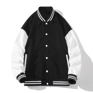 春秋季棒球服外套新款ins潮情侣学生休闲针织夹克A305-DF32-P75图片