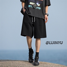 重磅舒适夏季短裤潮牌宽松五分裤舒适挺括有型XD1730-特批-27控48，男装牛仔裤，星座718