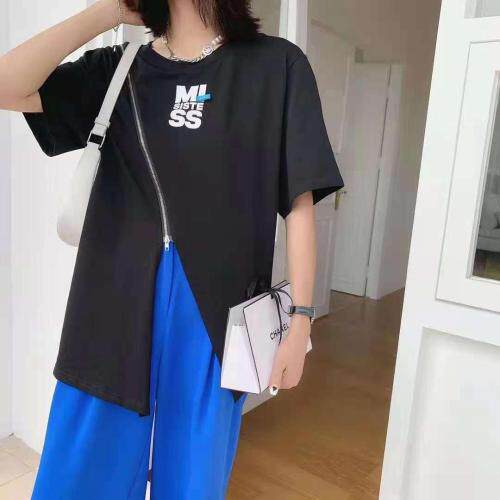 夏季新款拉链款时尚短袖，女装，BBGG
