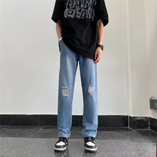 美式牛仔裤男春秋新款休闲直筒裤XK5011P45，男装牛仔裤，星座1116-2