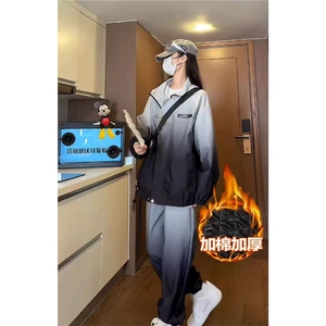 新中式短款棉服男女冬季飞机扣设计立领工装棉衣情侣装外套,男装棉衣,四季星座505