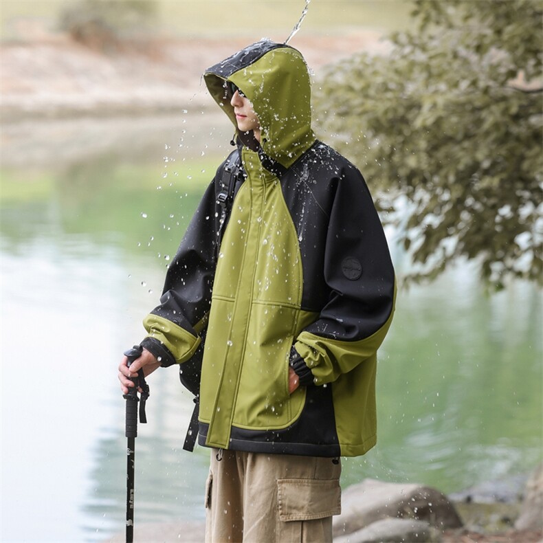 春秋新款冲锋衣新款男拼色美式潮流时尚夹克外套JK226-P98,男装夹克,星座308B-2