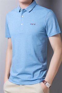 K11126 2021夏季新款T恤衫男翻领POLO衫短袖透气P51图片