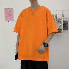 260克新款多色男士情侣款款松潮流半袖青少年圆领短袖JC022P17，男装T恤，星座1905A（原电商B343）