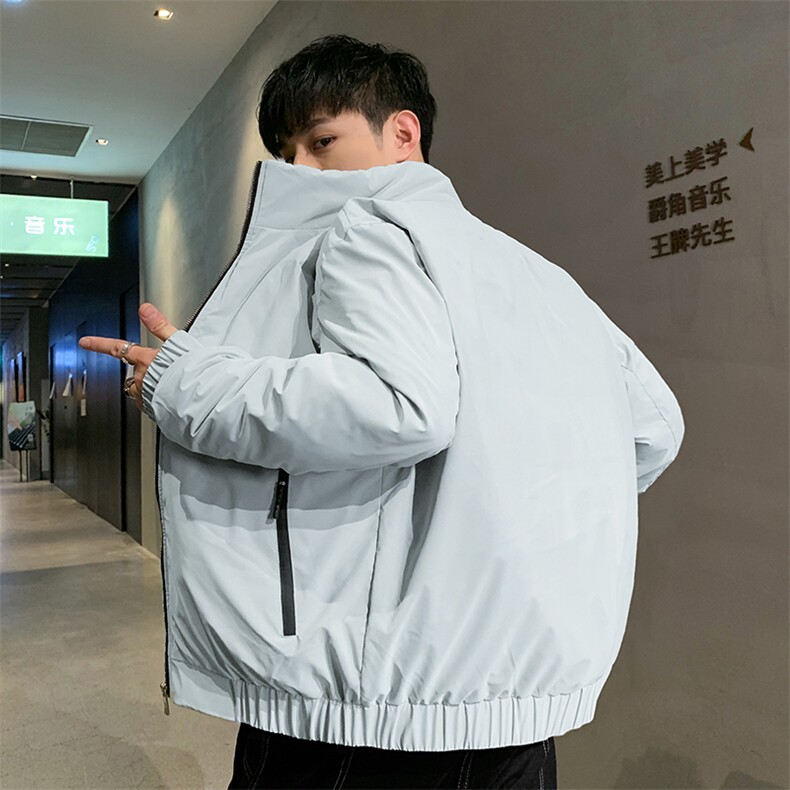 新款男士立领加厚保暖羽绒服冬季中青年男装白鸭绒立领潮流外套,男装羽绒服,电商B212（原钱塘6029）