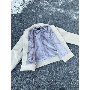 (非揭阳货)水洗帆布加绒军布仿兔毛夹克棉服男 XZ514-2-MY34-P148图片