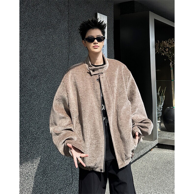 F701P85 设计感青少年上衣夹克男女春季高级感老钱风格图片