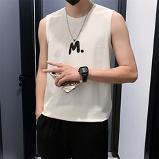 BX812P2539男士运动休闲背心个性印花夏季无袖T恤M-3XL，男装背心/马甲，电商B340