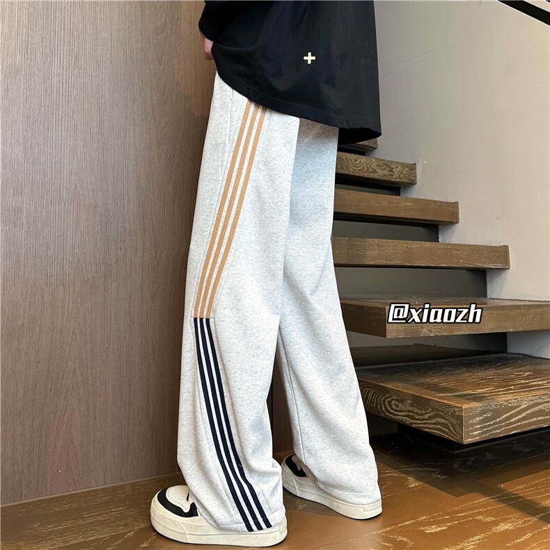 XZ616秋季新款异色织带撞色拼接破缝休闲长裤TY1089特P40控78,男装休闲裤,星座512A（原616）