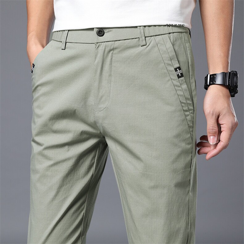 外贸春夏季男士直筒长裤青年百搭宽松休闲西裤运动裤1020-p35现货，男装西裤，星座224-3