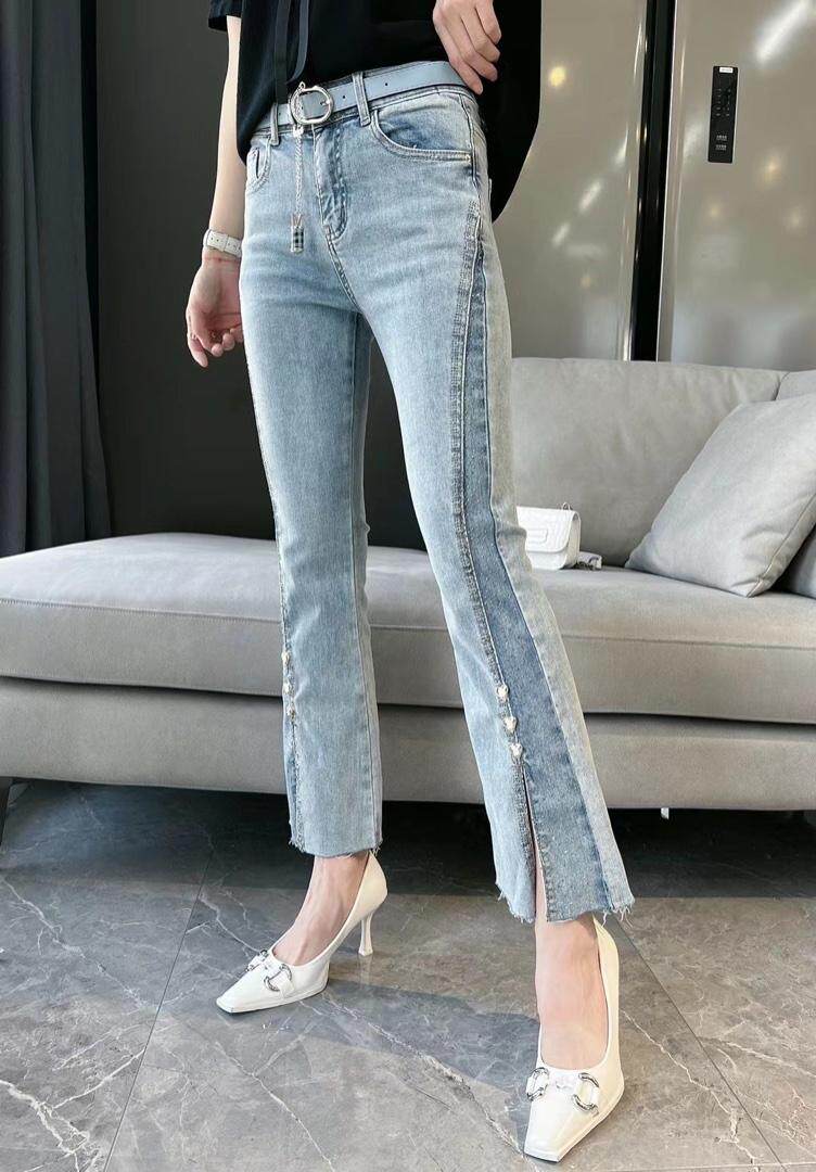 重工牛仔喇叭裤，其它，柚格