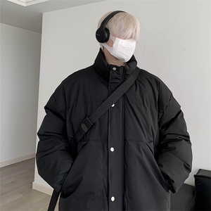 美式高街大口袋立领棉衣外套面包服 109特P95图片