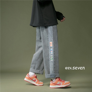 k771-p50-控68  M-5XL现货宽松cleanfit牛仔裤图片