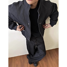 水洗帆布夹克cleanfit百搭解构立领工装外套JK981特P89，男装夹克，星座908-1