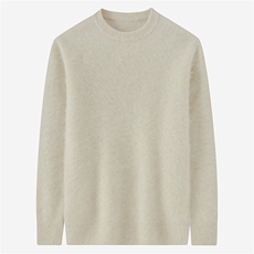 2025年秋季时尚百搭通勤简约休闲男士圆领羊毛衫，男装羊毛衫，暮绒羊羊绒