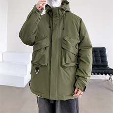 冲锋衣外套派克服防水户外复古加厚棉服夹克MY9303-P130控168，男装夹克，电商A021