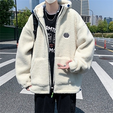 羊羔毛棉服男袄冬潮牌情侣2022外套WY031-P55，男装棉衣，星座308B-1
