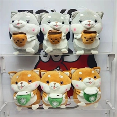 沃尊毛绒玩具 奶茶犬