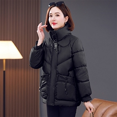 2023年秋冬新款90白鸭绒羽绒服外套女中长款立领羽绒服外套，女装羽绒服，雪樱依海