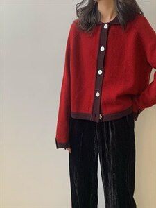 羊绒开衫图片