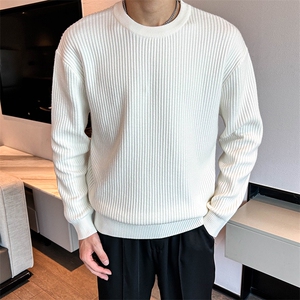 现货圆领条纹毛衣针织打底衫 W6004-P47图片
