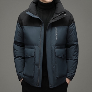 羽绒服冬季男短款休闲立领中青年男士冬装外套DFLDY8002-P280图片