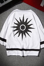 19夏季新款挂拍日系潮牌大码宽松T恤国潮印花七分袖T381，男装T恤，电商A021A