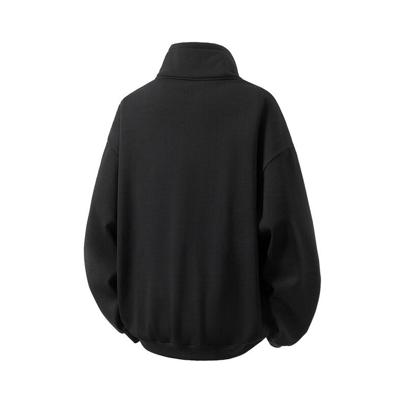 1360克重磅半拉链POLO衫50%棉50%涤纶大码M-5XL卫衣男WY77077P65,男装Polo衫,星座226-2