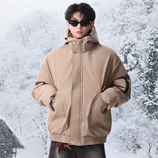 棉服男冬季新款港风宽松连帽棉衣MF9006-P90，男装棉衣，星座214-3