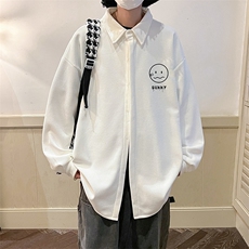 控58加厚加绒衬衫男大码长袖衬衣男外套HC79072-P38加绒款-P48，男装衬衫，电商A040