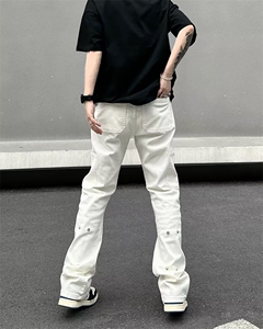 美式牛仔裤男春秋新款休闲直筒裤NC23P43图片