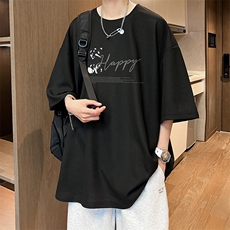 华夫格t恤男短袖男大码五分袖大皂风HT73431-P22，男装T恤，电商A040