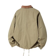 巴恩风夹克男飞行宽松休闲复古时尚美式工装翻领外套秋季，男装夹克，星座914