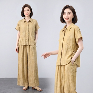 套装女夏季优雅休闲两件套，女装套装/套裙，曼沙奕珂