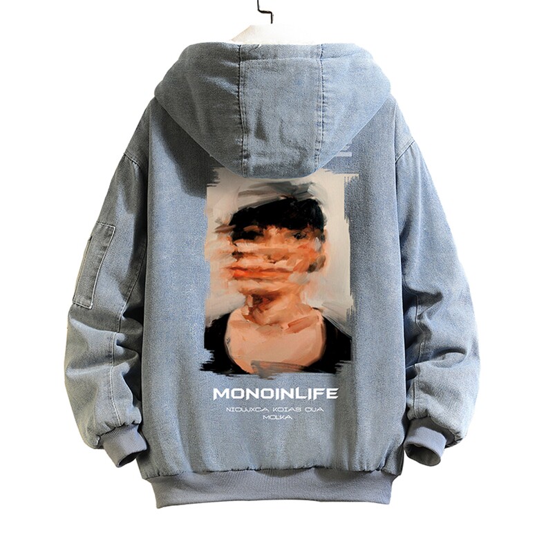 NM53213-P140牛仔外套男大码加厚加绒衣男羊羔毛服男砖墙,男装棉衣,电商A040A