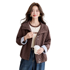 2580-立领休闲外套，女装短外套，文熹诺