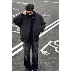 网图慎用加厚夹棉夹克双开拉链防水潮牌棉衣外套M2527-P78，男装夹克，星座1213