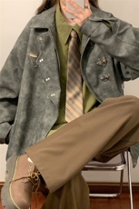2026抖音148大码M-5XL皮衣男宽松夹克情侣外套77083P105，男装夹克，星座227-7