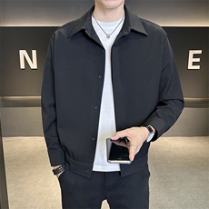 店主风夹克男2025秋款西装外套男上衣纯色百搭B317/5822/P125，男装夹克，电商B317
