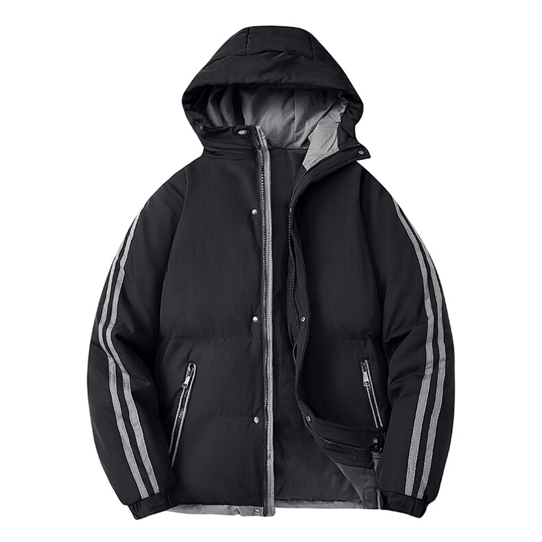 2025冬季两条杠棉衣羽绒棉服百搭情侣棉衣外套男1018-758-P48,男装棉衣,星座1018