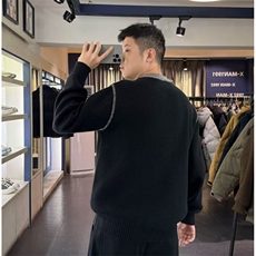 现货B216MY5053特P65秋冬装男士撞色毛衣网图慎用非揭阳货，男装针织衫/毛衣，电商B216（原B302）
