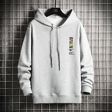 WY2169-P35加绒款-P40纯连帽卫衣男大码运动帽衫宽松薄网格，男装卫衣，电商A040A