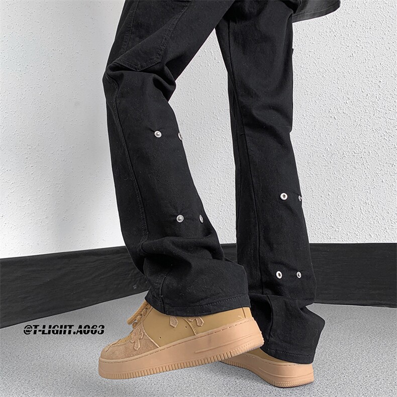 2026春夏季美式高街新款弹力直筒工装休闲牛仔裤货号K675P65，男装牛仔裤，电商A063