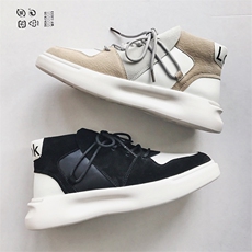 2021春季新款厚底高帮运动鞋男轻质休闲跑步鞋B253-Y311-P85，男鞋高帮鞋，星座814A（原电商B253）