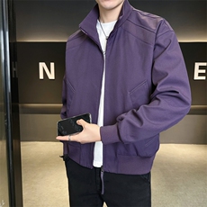 双拉链飞行夹克男美式立领外套春季新款户外冲锋衣潮JK02625-P73，男装夹克，星座308B-2